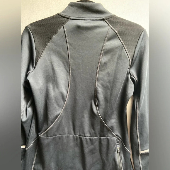 Lole black  3/4 zip performance pullover fleece with thumbholes Sz M - Picture 6 of 13